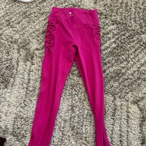 All in motion tights cross side stitch. EUC worn once